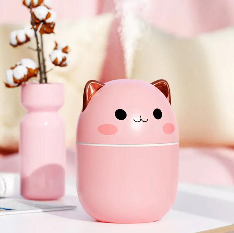 Luxury Luxo Premium Premium Cute Cat Humidifier 250Ml - Pet - Image 33113151209562
