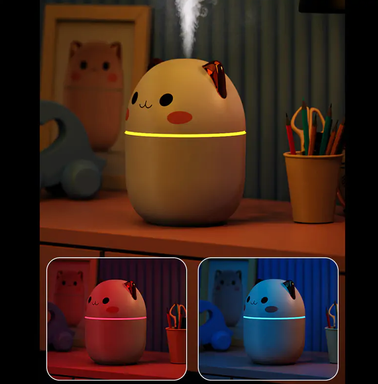 Luxury Luxo Premium Premium Cute Cat Humidifier 250Ml - Pet - Image 33113151275098