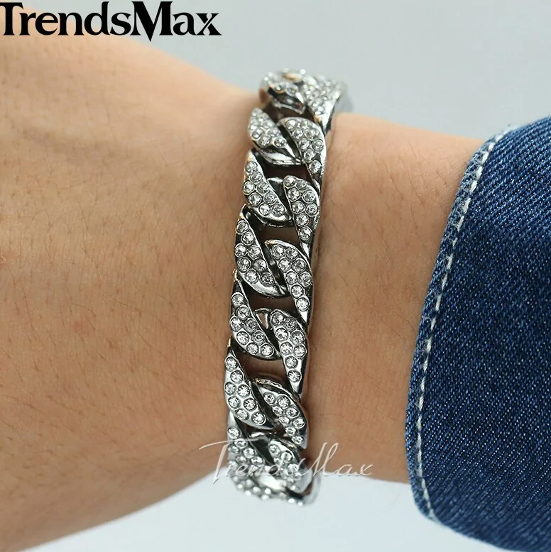 Luxury Luxo Luxo Luxo Miami Gold Curb Cuban Bracelet - Watch - Image 33113154093146