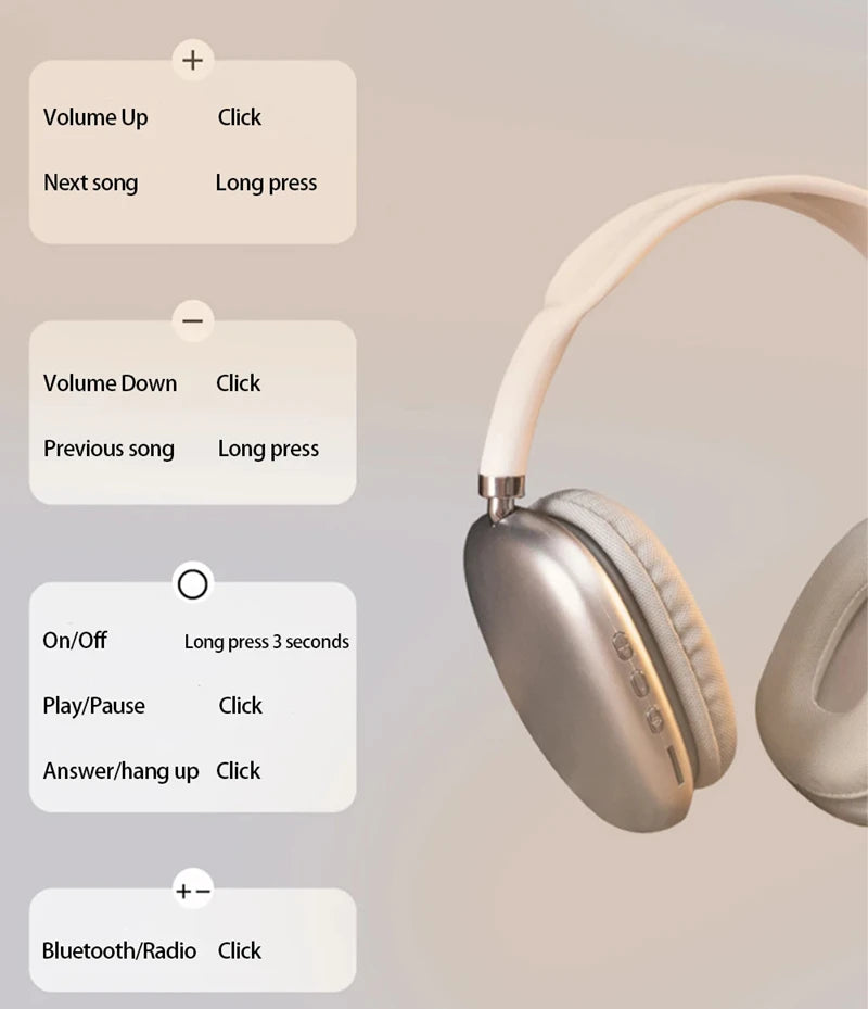 Xiaomi P9 Wireless Bluetooth Headset – Ultimate Sound Experience for Sports & Gaming!