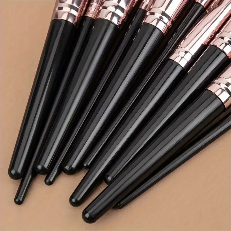 EliteGlow Professional Makeup Brush Set - Image 33989304254554