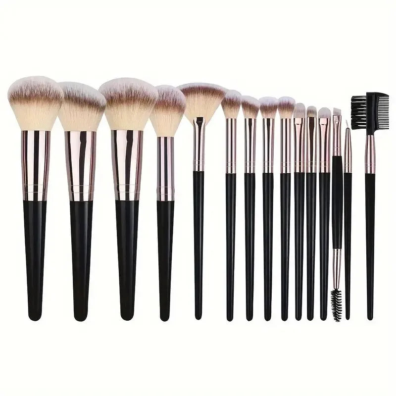 EliteGlow Professional Makeup Brush Set - Image 33989304877146