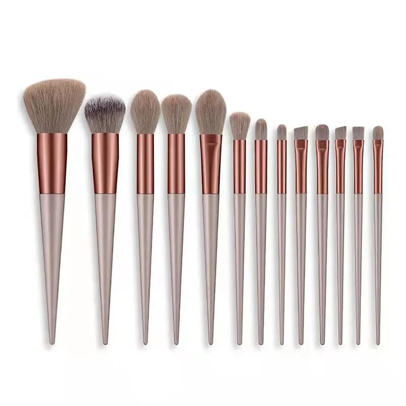 LushBlend 13-Piece Makeup Brush Set - Image 33989305925722