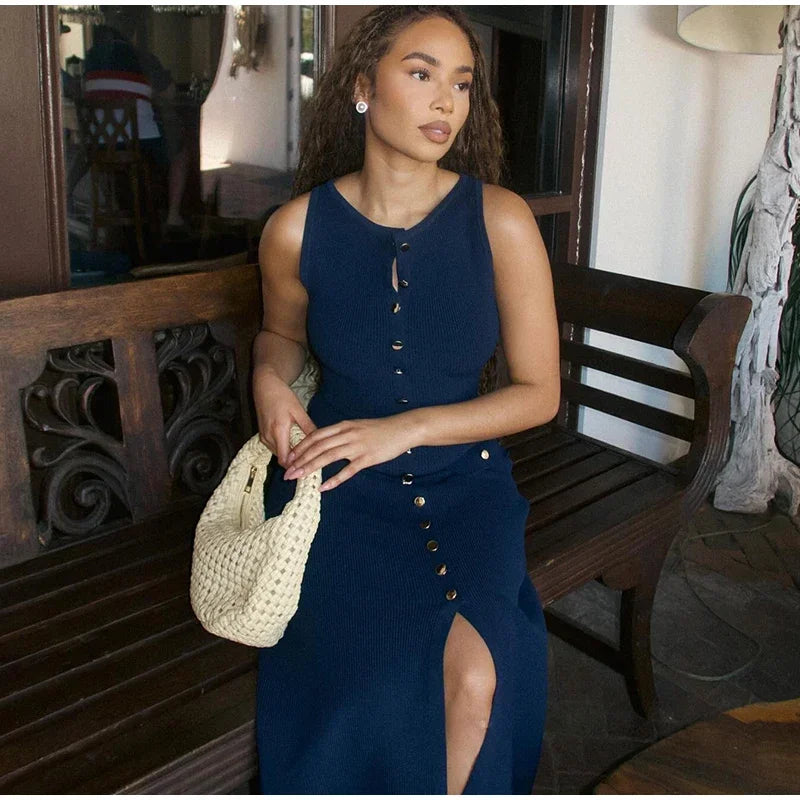 Ariana Sleeveless Midi Dress