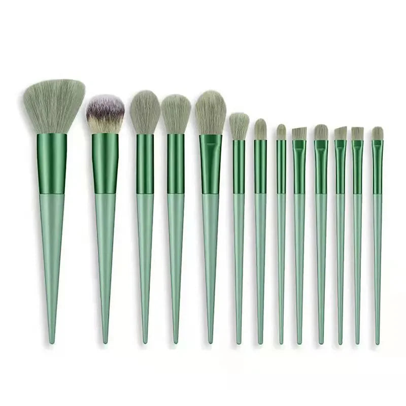 LushBlend 13-Piece Makeup Brush Set - Image 33989305008218