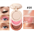 RadiantGlow 3-in-1 Makeup Palette - Image 33989301698650