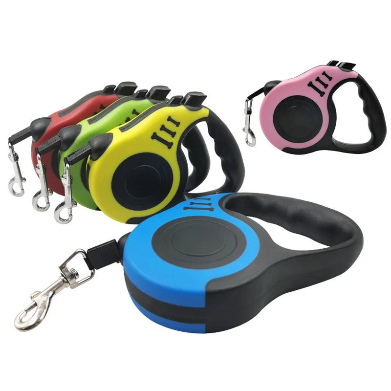 Fashion 3 And 5 Meters Retractable Dog Leash - Pet Accessori - Image 33980608643162