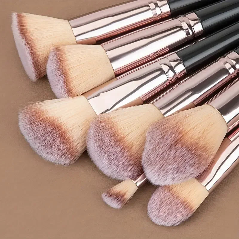 EliteGlow Professional Makeup Brush Set - Image 33989304549466