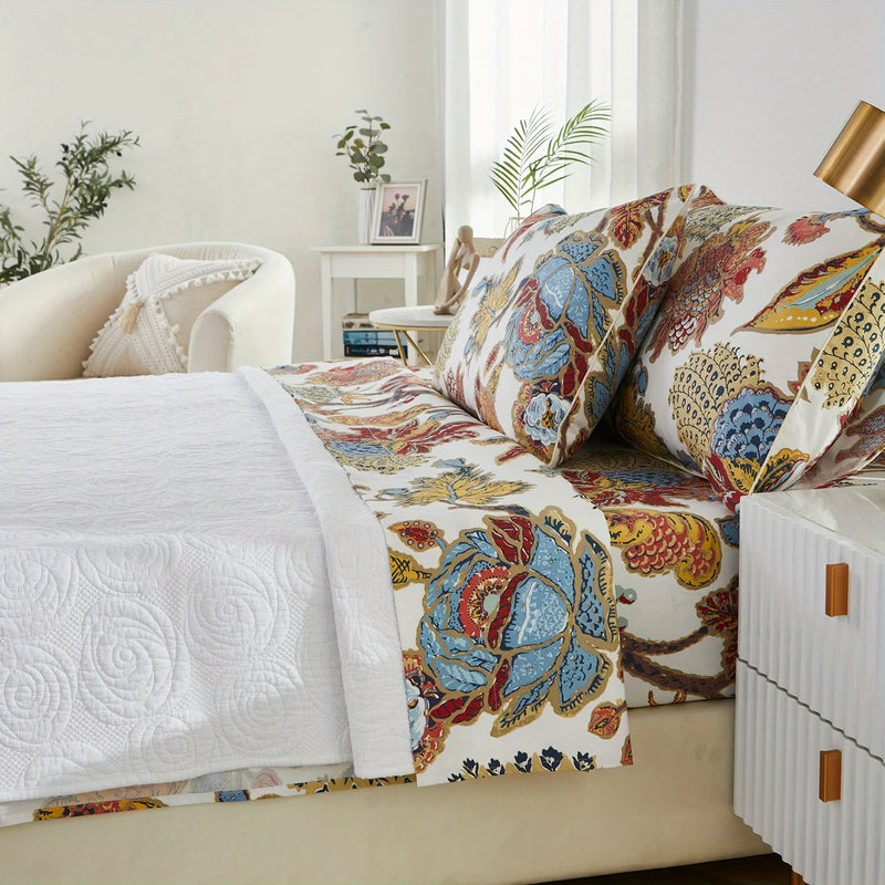 Luxurious 600 TC Egyptian Cotton Fitted Sheet Set – Soft, Breathable & Elegant
