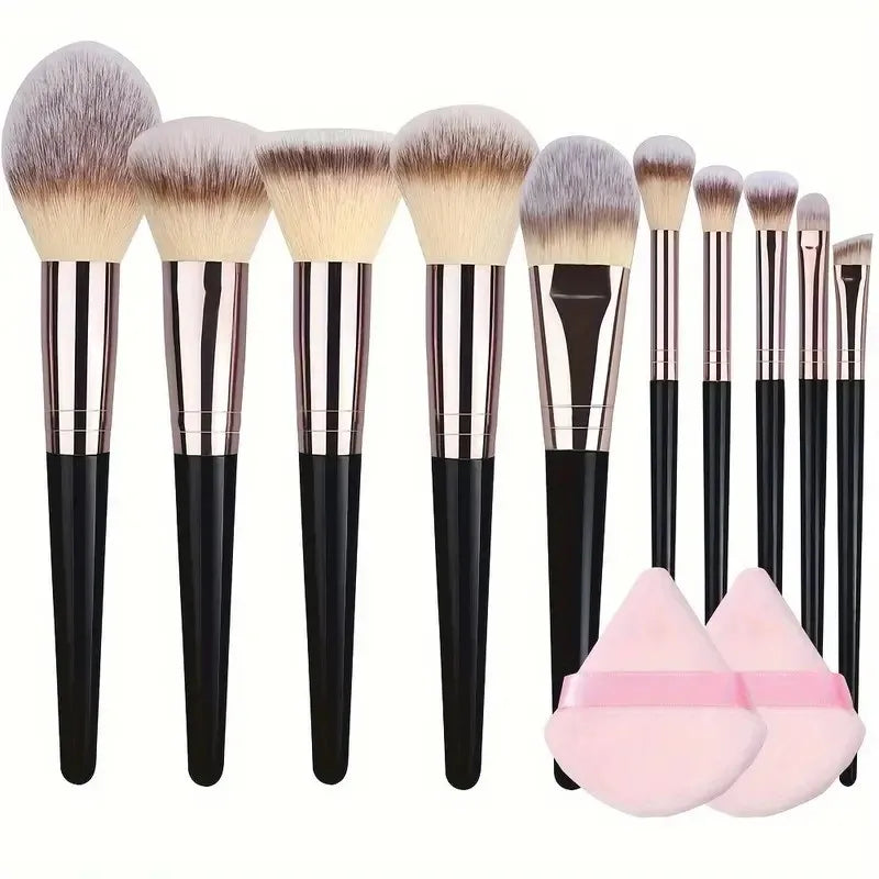 EliteGlow Professional Makeup Brush Set - Image 33989304778842