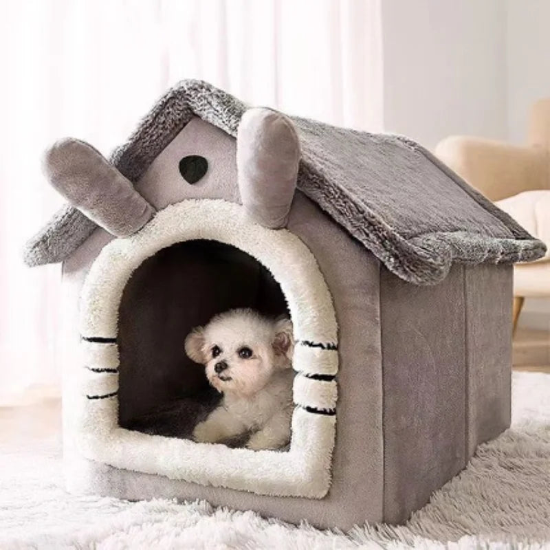 Image of 1pcs Cats and Dogs House House Small Dog Four Seasons General Can Be Dismantled and Washed Dog House Pet Supplies pet bed - high-quality image
