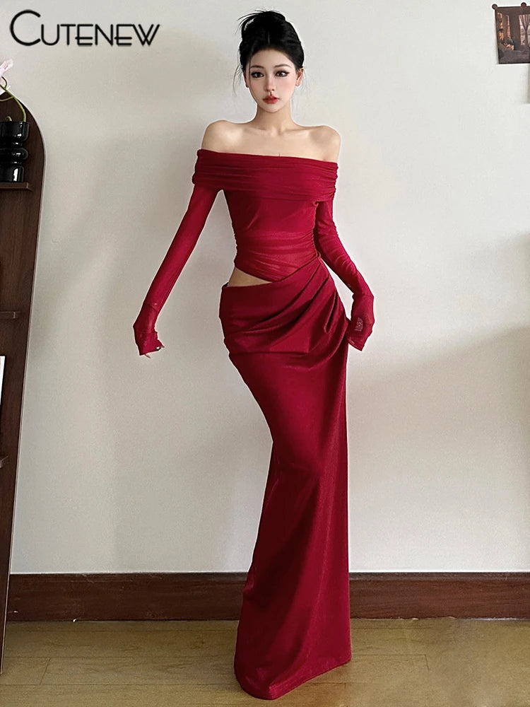 Midnight Allure Strapless Dress