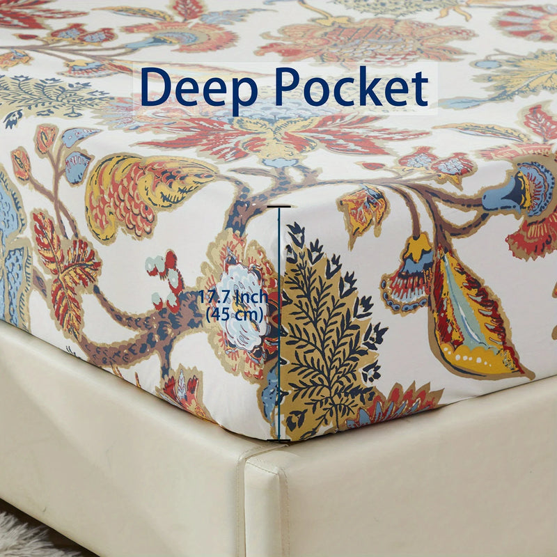 Luxurious 600 TC Egyptian Cotton Fitted Sheet Set – Soft, Breathable & Elegant