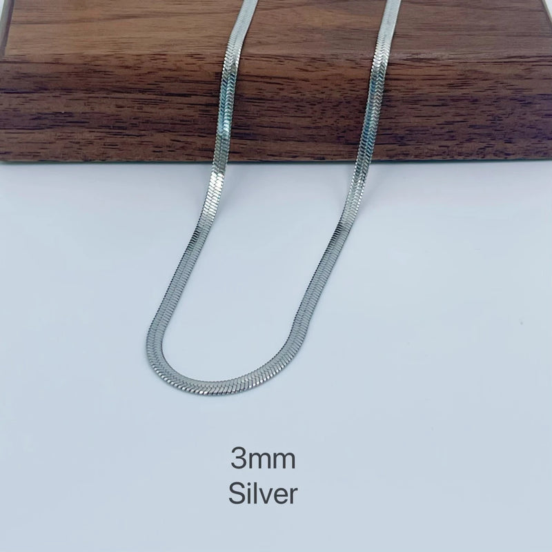 Timeless Chain – Elegant & Versatile Stainless Steel Necklace - Image 33989312381018
