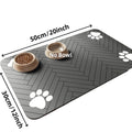 Pet Feeding Mat-Absorbent Pet Placemat F - Pet Accessories - - Image 33980603957338