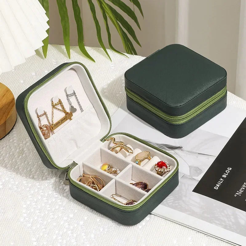 LuxeGuard Travel Jewelry Case - Image 33989309235290