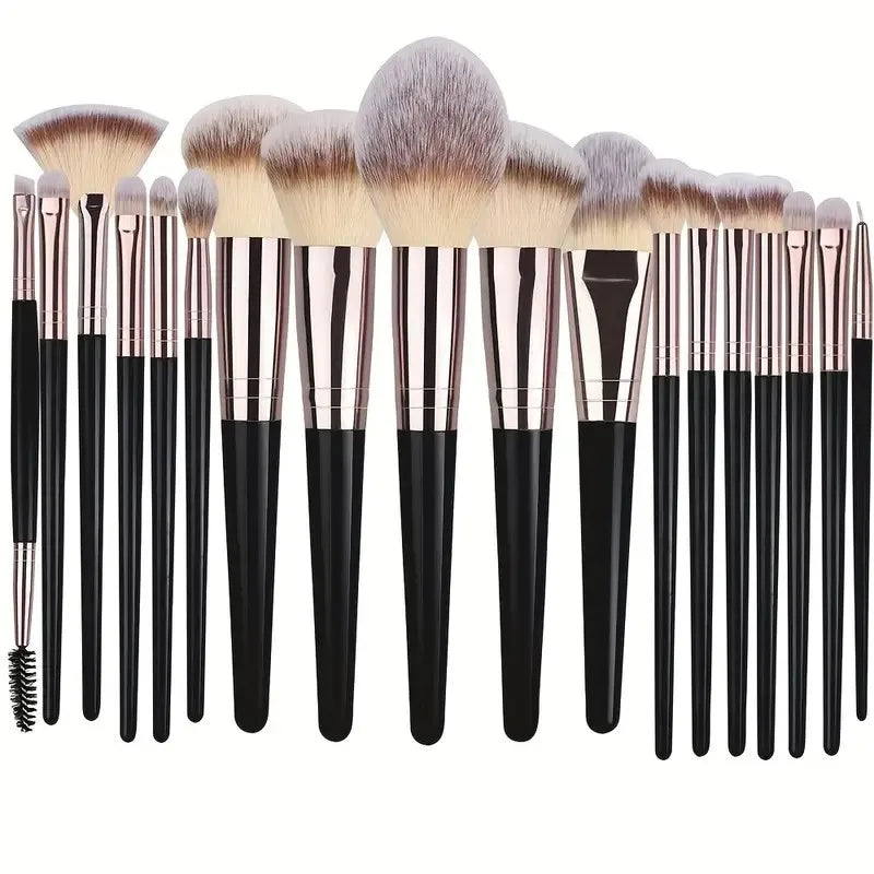 EliteGlow Professional Makeup Brush Set - Image 33989304320090