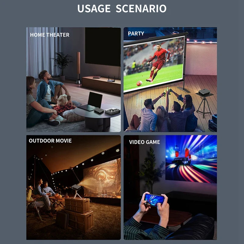 A30 Smart Wi-Fi Projector – Your Ultimate Portable Home Theater