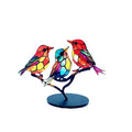 Vibrant Acrylic Bird Desk Ornament
