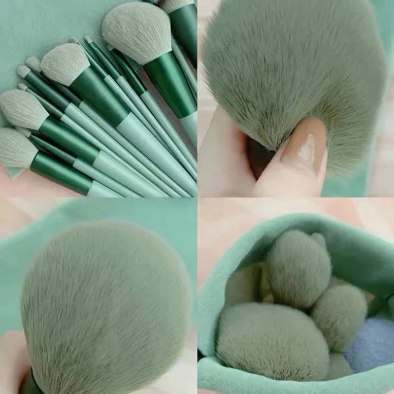 LushBlend 13-Piece Makeup Brush Set - Image 33989304713306