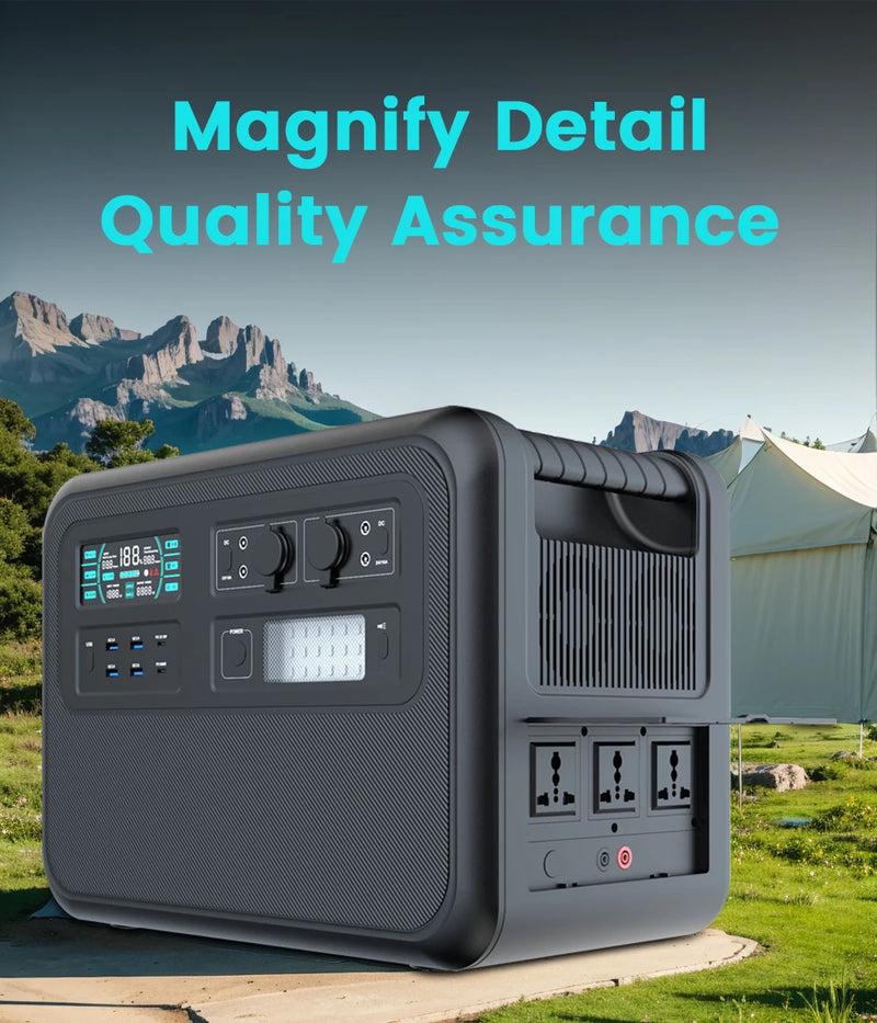 CTOLITY 2000Wh Portable Power Station – Reliable Power Anytime, Anywhere!